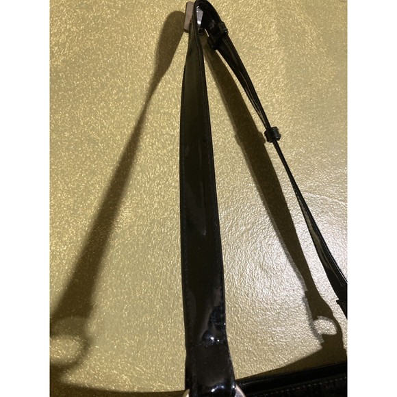 Vintage 90s Versace Parums Nylon & Patent Shoulder Bag - Picture 4 of 11